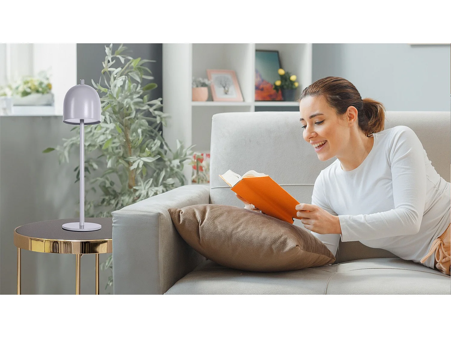 Lampe De Chevet Toolight App1362-T Grey