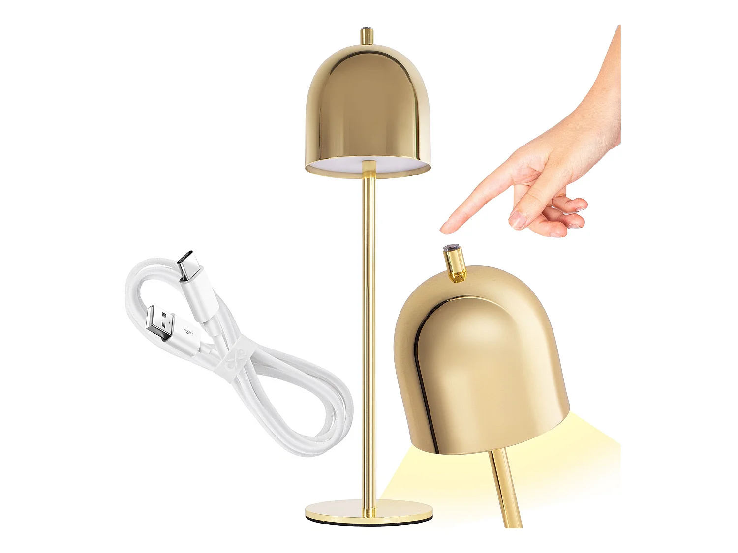Lampe De Chevet Toolight App1357-T Gold