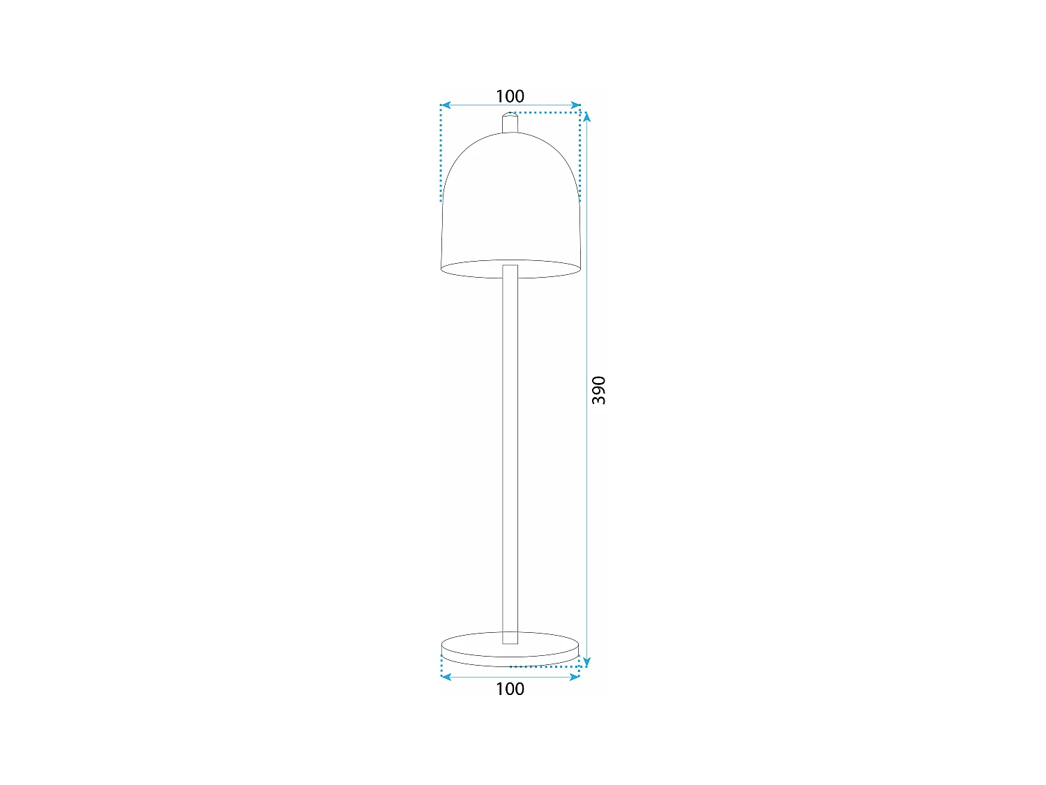 Lampe De Chevet Toolight App1357-T Gold