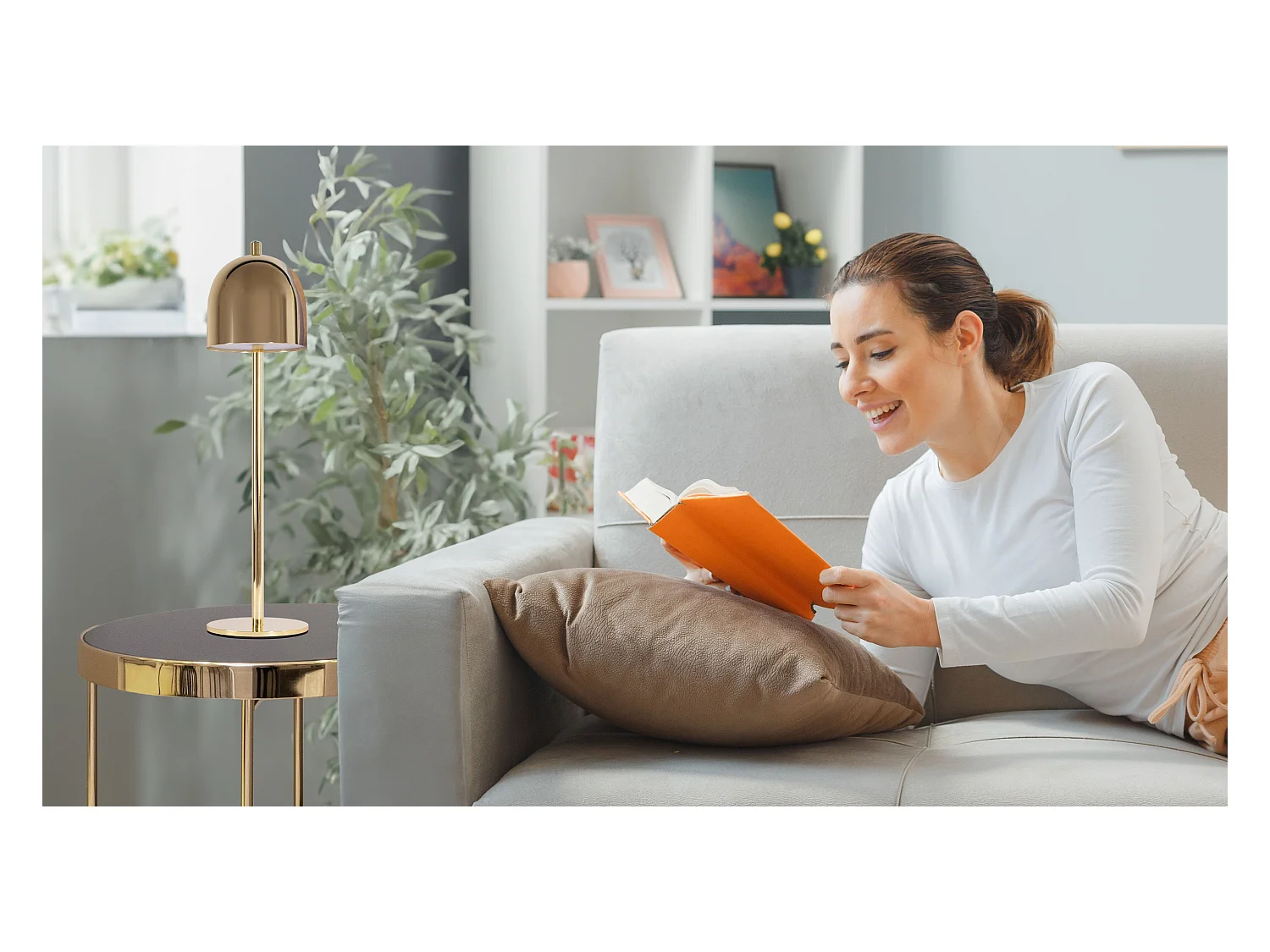 Lampe De Chevet Toolight App1357-T Gold