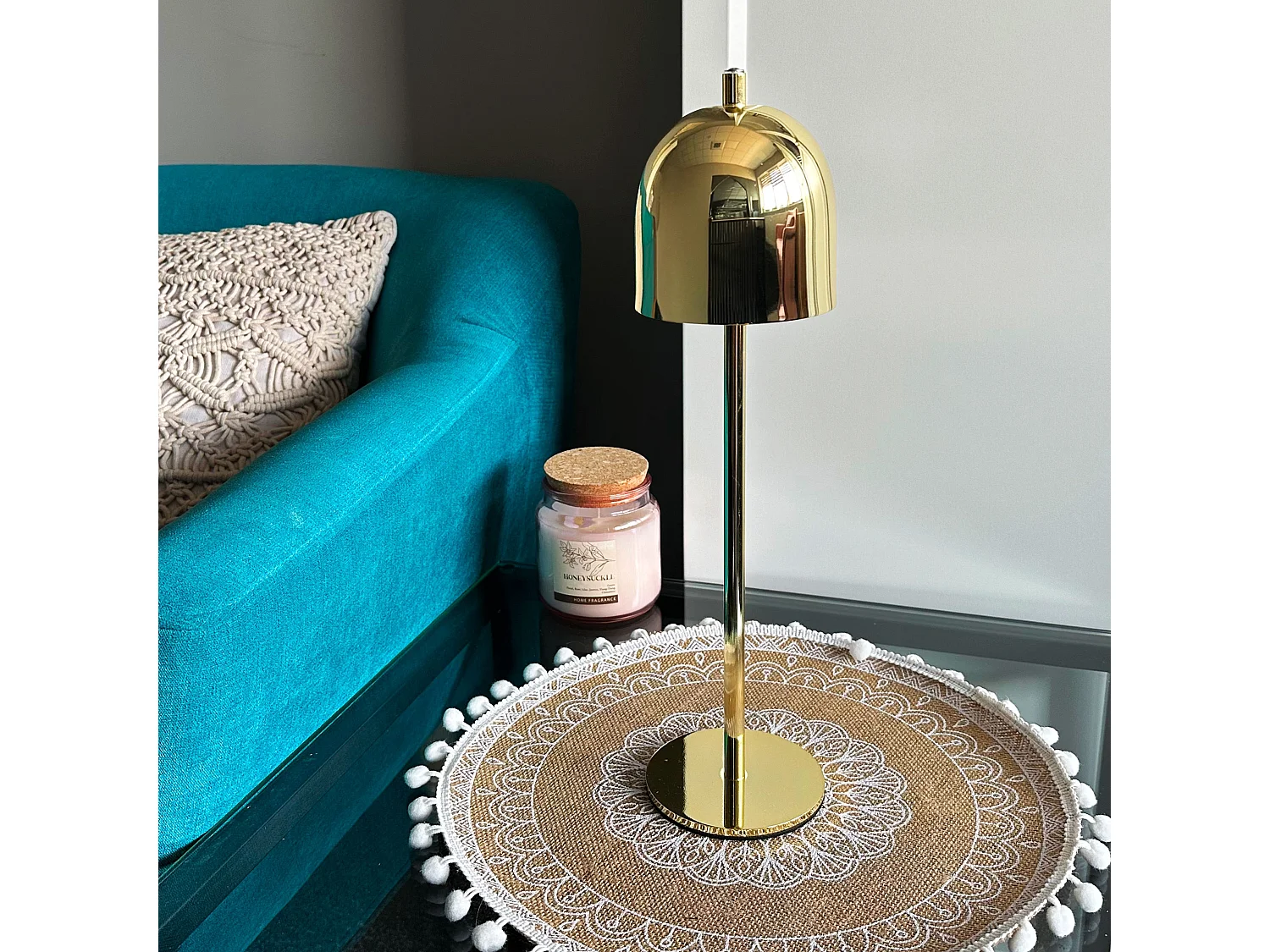 Lampada Da Comodino Toolight App1357-T Gold