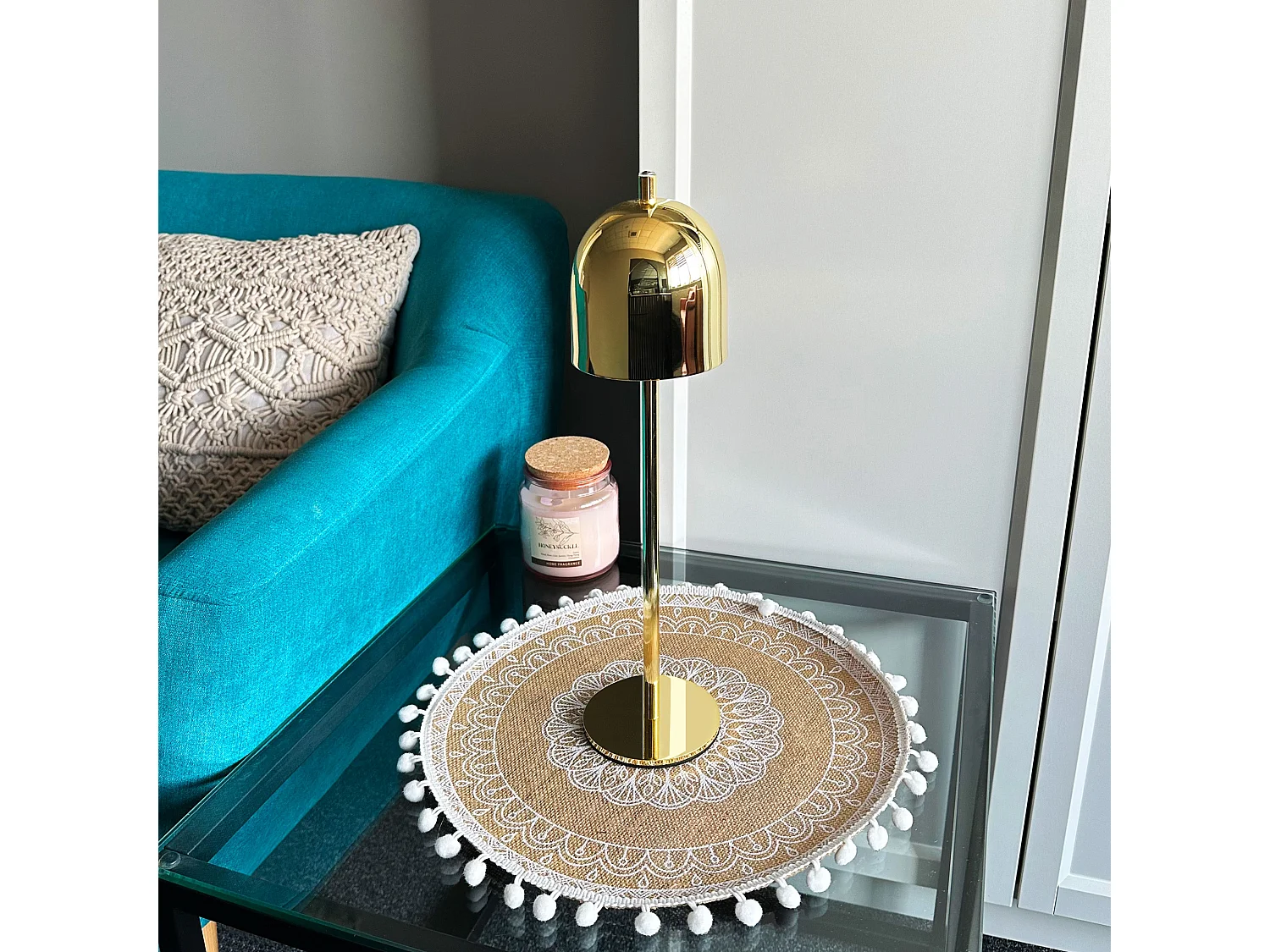 Lampada Da Comodino Toolight App1357-T Gold