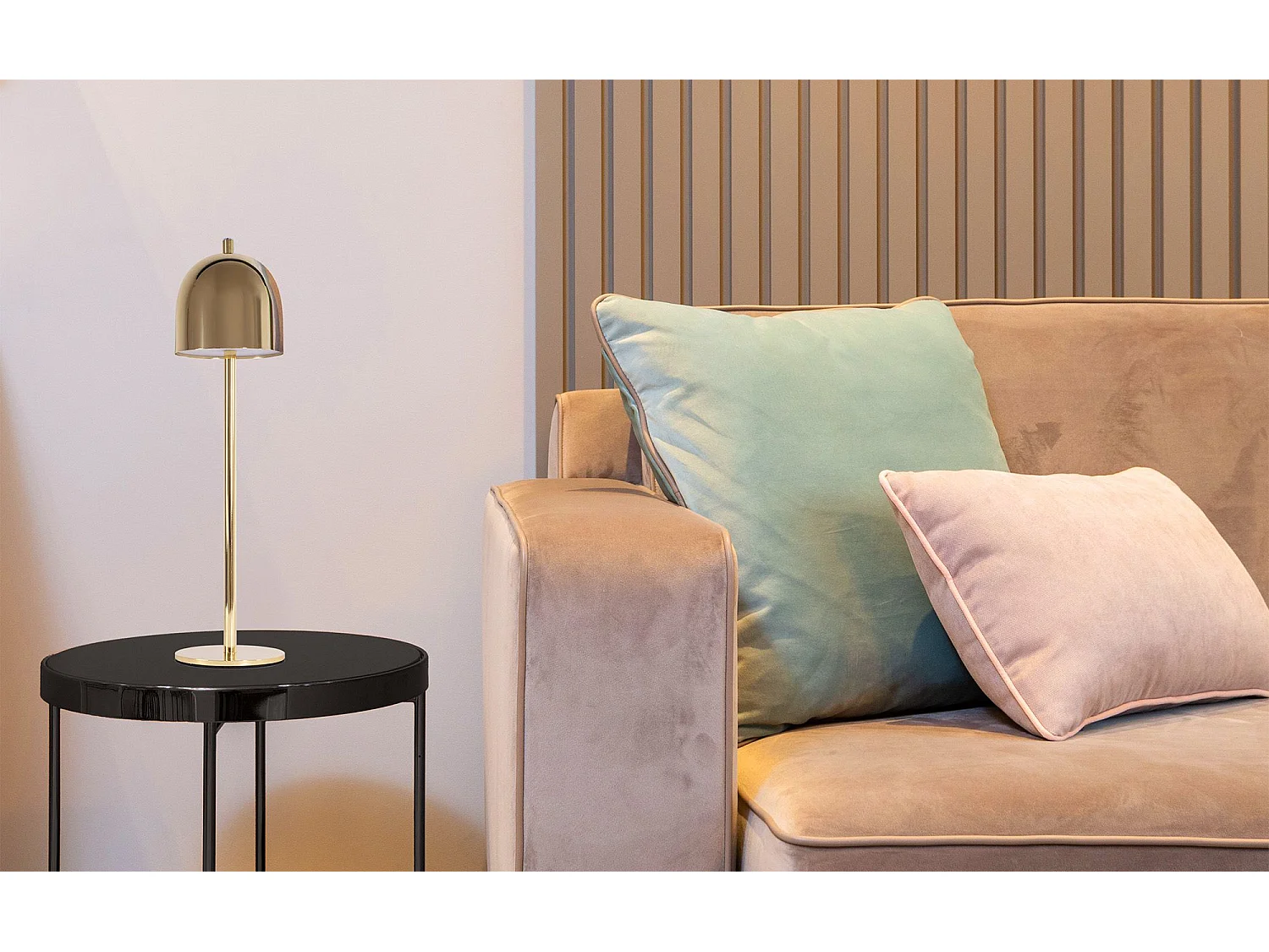 Lampada Da Comodino Toolight App1357-T Gold