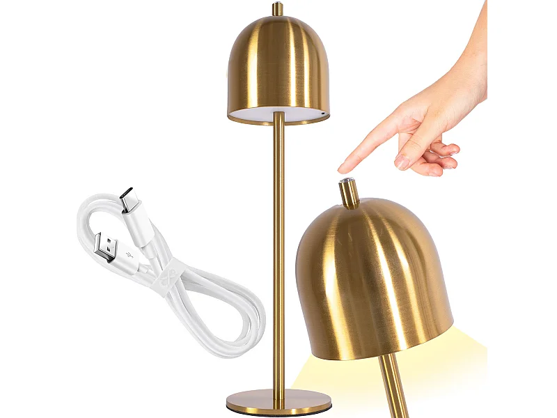 Nachtlamp Toolight App1360-T Brush Gold