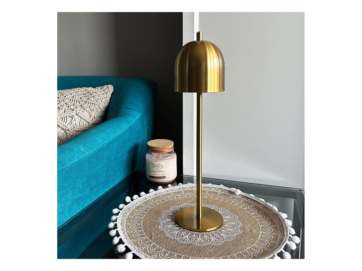 Lampada Da Comodino Toolight App1360-T Brush Gold