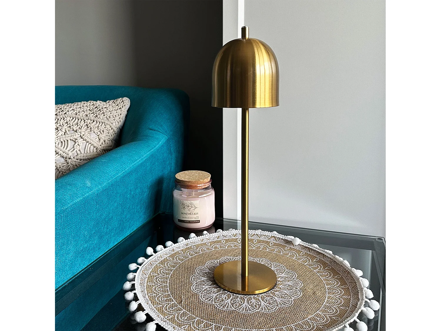 Lampada Da Comodino Toolight App1360-T Brush Gold