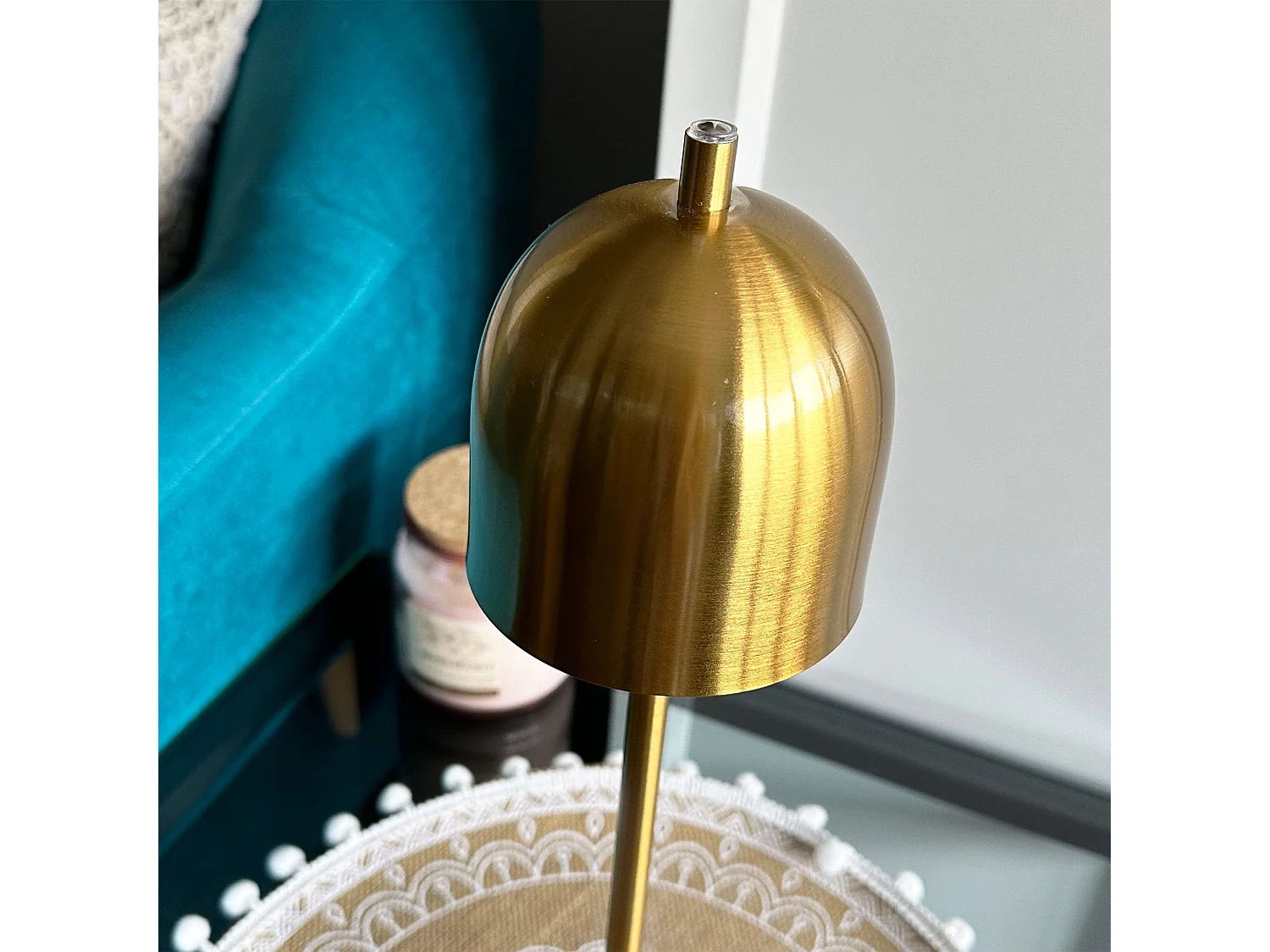 Lampada Da Comodino Toolight App1360-T Brush Gold