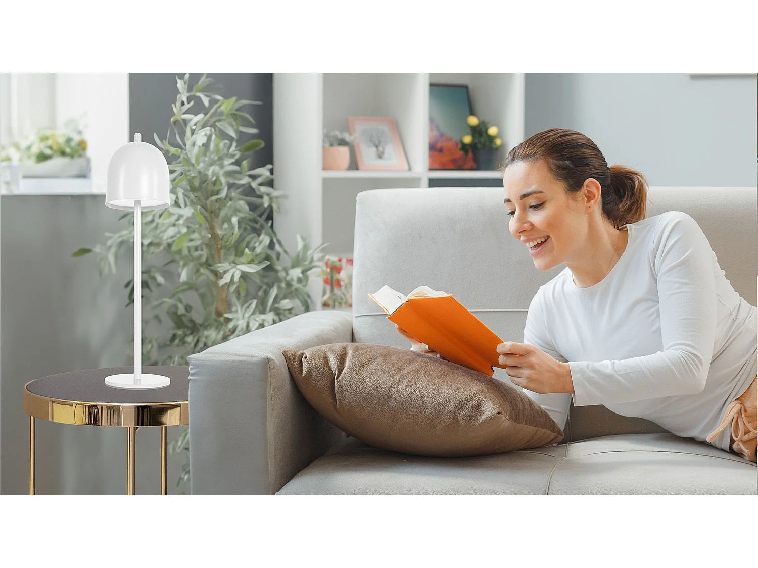 Lampada Da Comodino Toolight App1363-T White