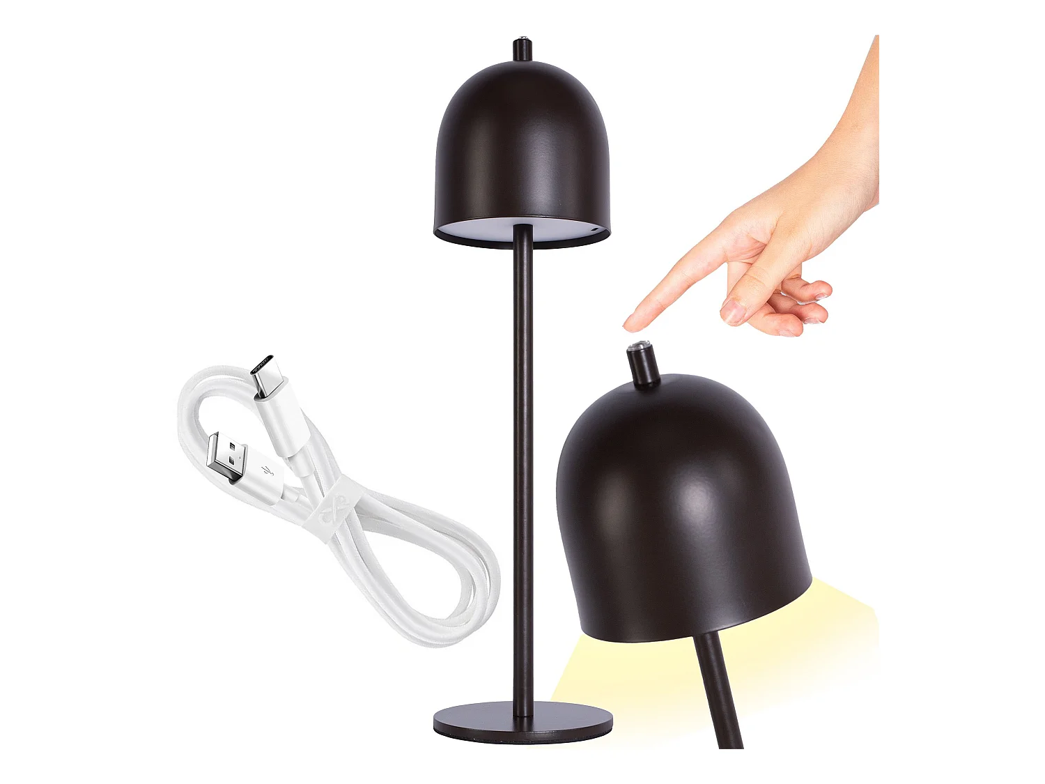 Lampe De Chevet Toolight App1359-T Brown