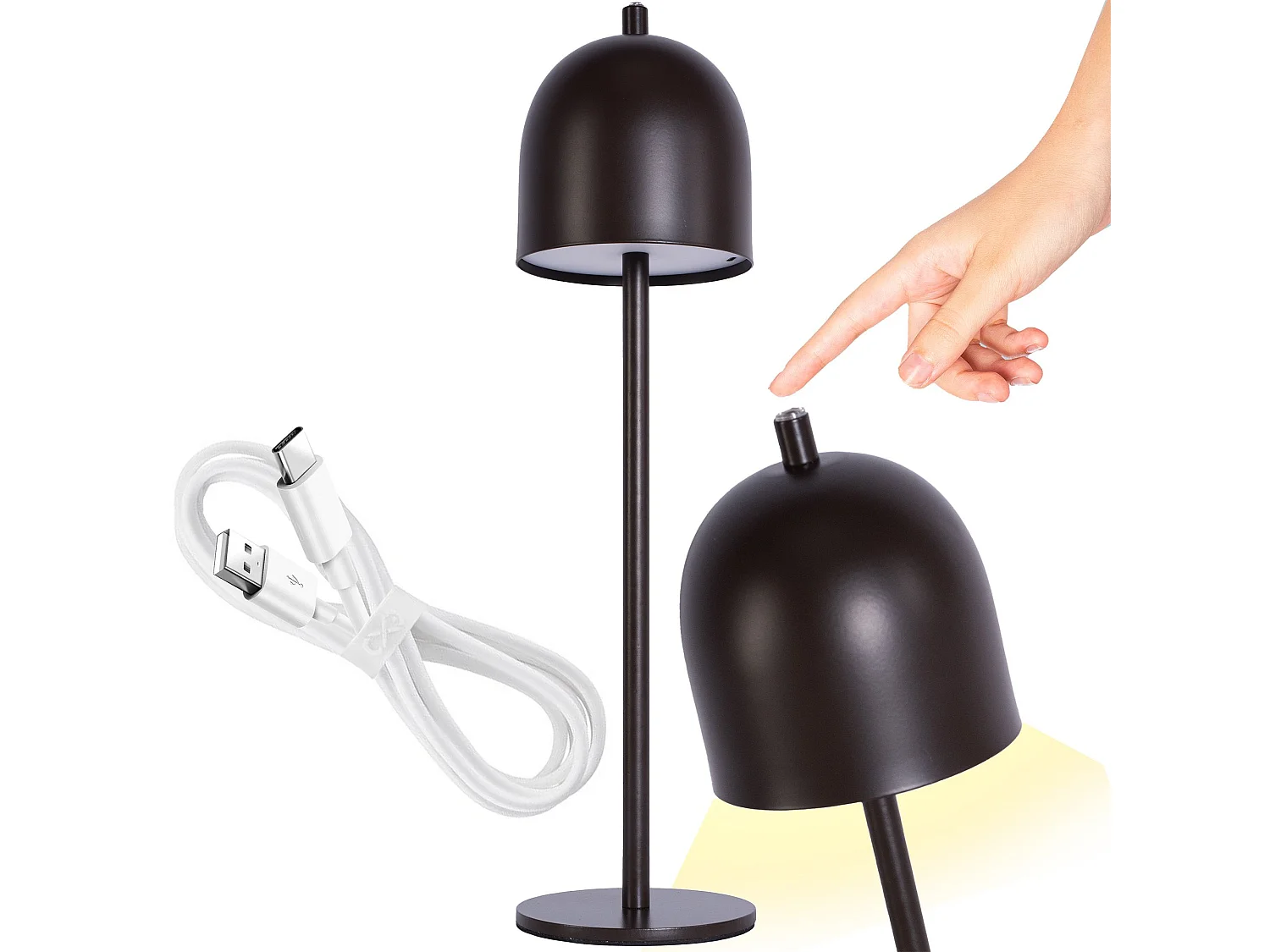 Nachtlamp Toolight App1359-T Brown