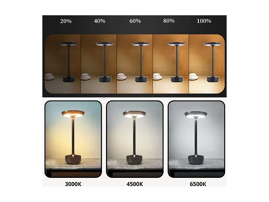 Lampe De Chevet Toolight App1373-T Grey