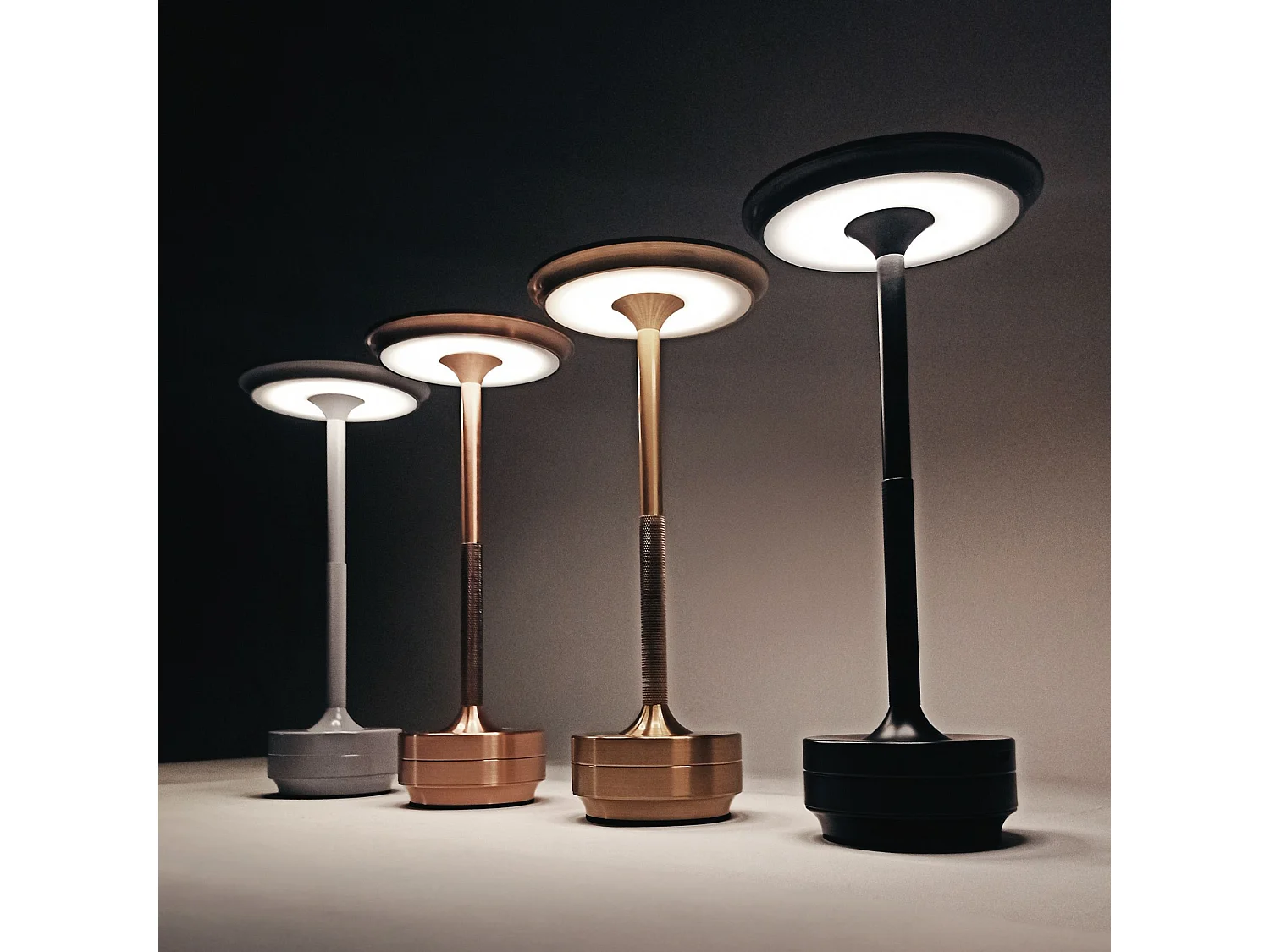 Lampada Da Comodino Toolight App1373-T Grey