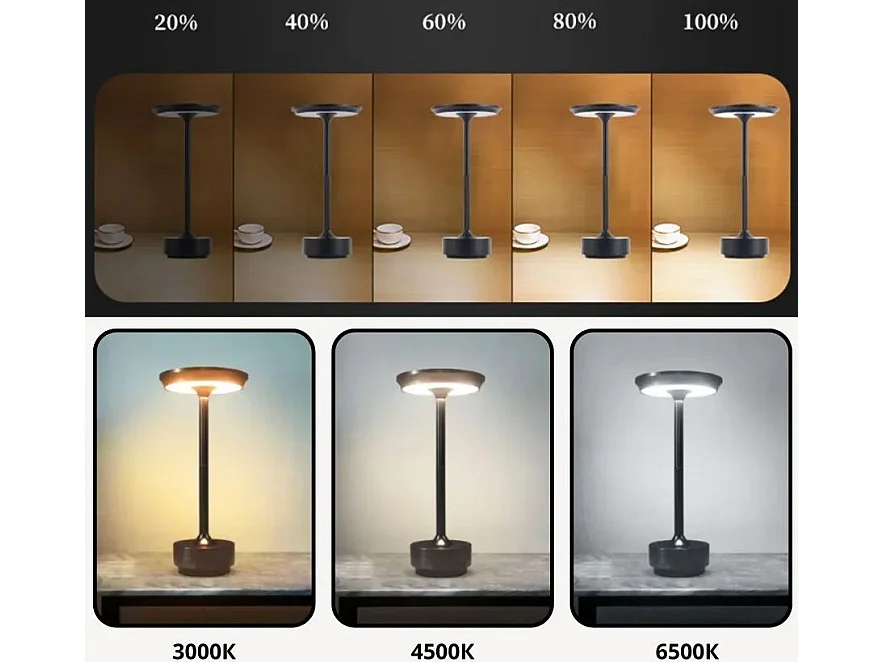 Lampada Da Comodino Toolight App1373-T Grey