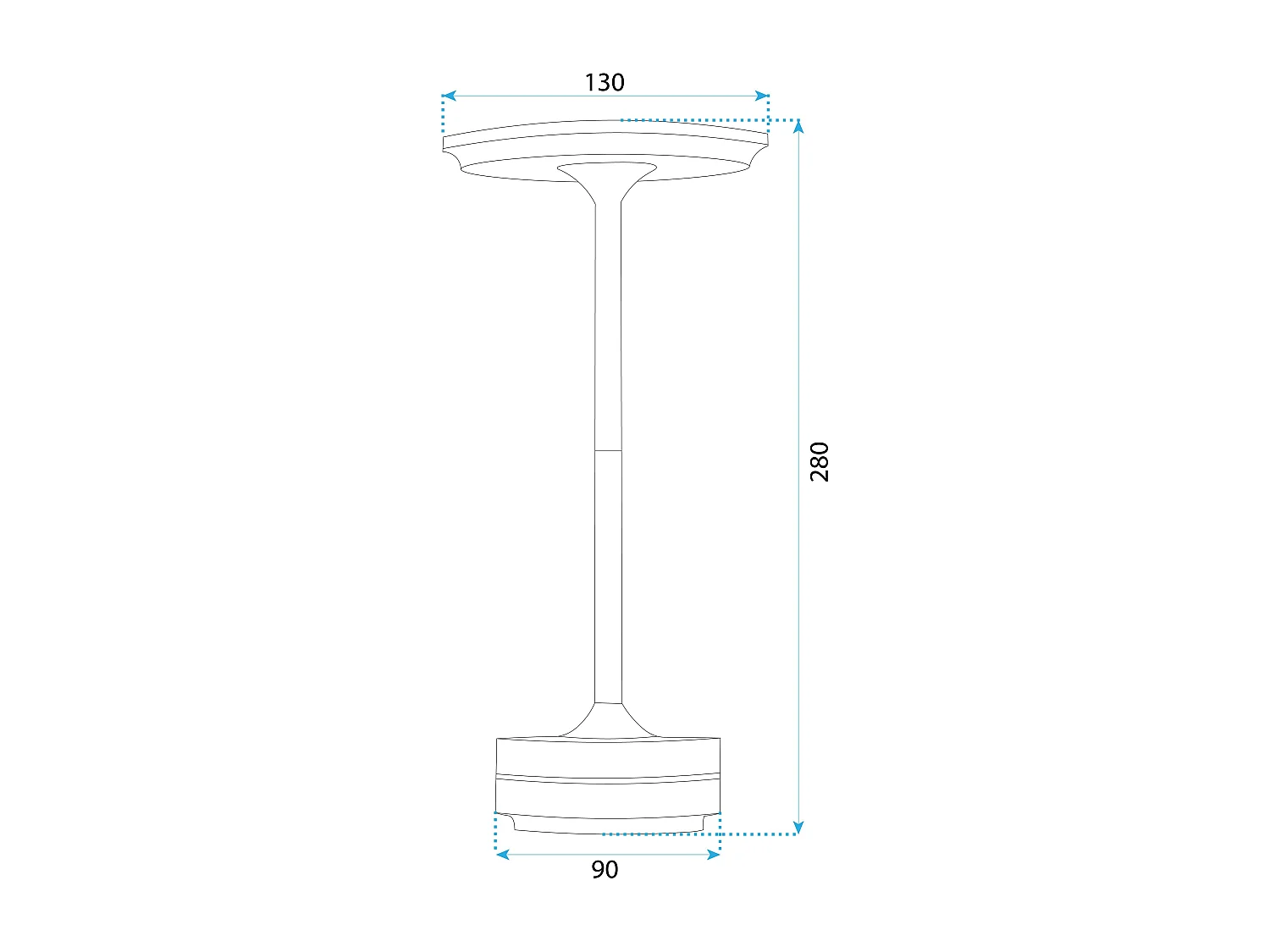 Lampada Da Comodino Toolight App1373-T Grey