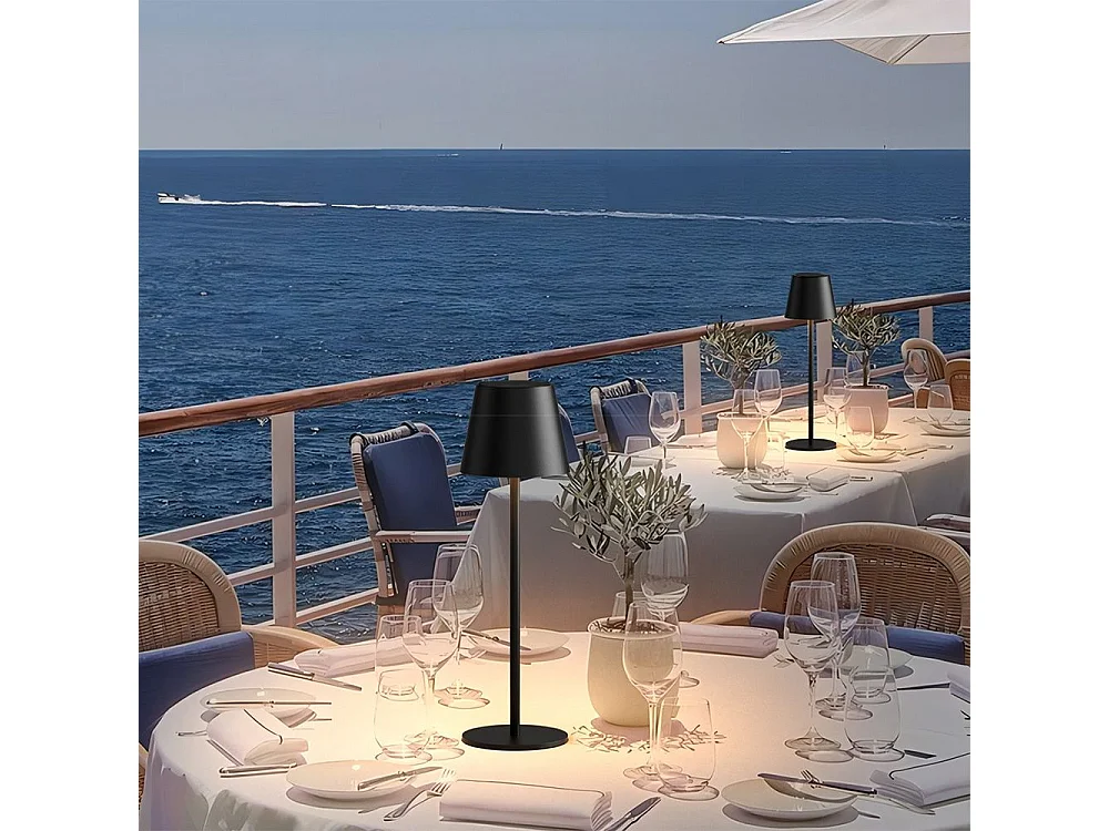 Lampada Da Comodino Toolight App1365-T Black