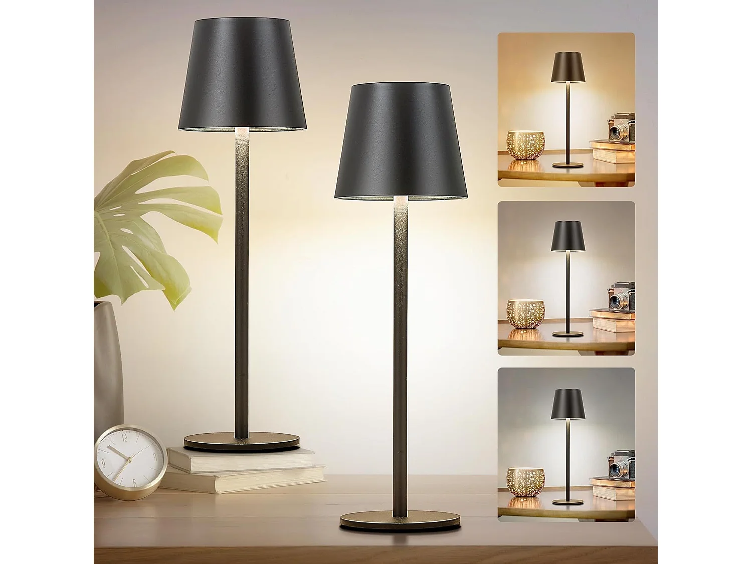 Lampe De Chevet Toolight App1365-T Black