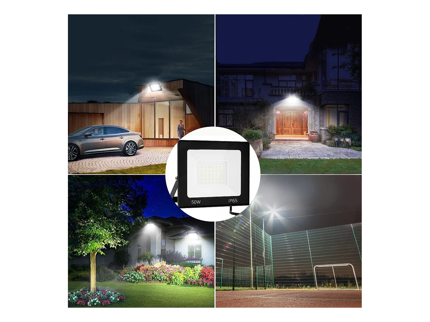 Opbouw Halogeenlamp Voor Buitengebruik Toolight Rsl003-50N Black