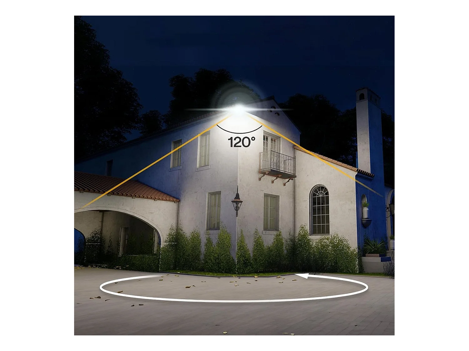 Foco Halógeno De Superficie Para Exterior Toolight Rsl004-100N Black