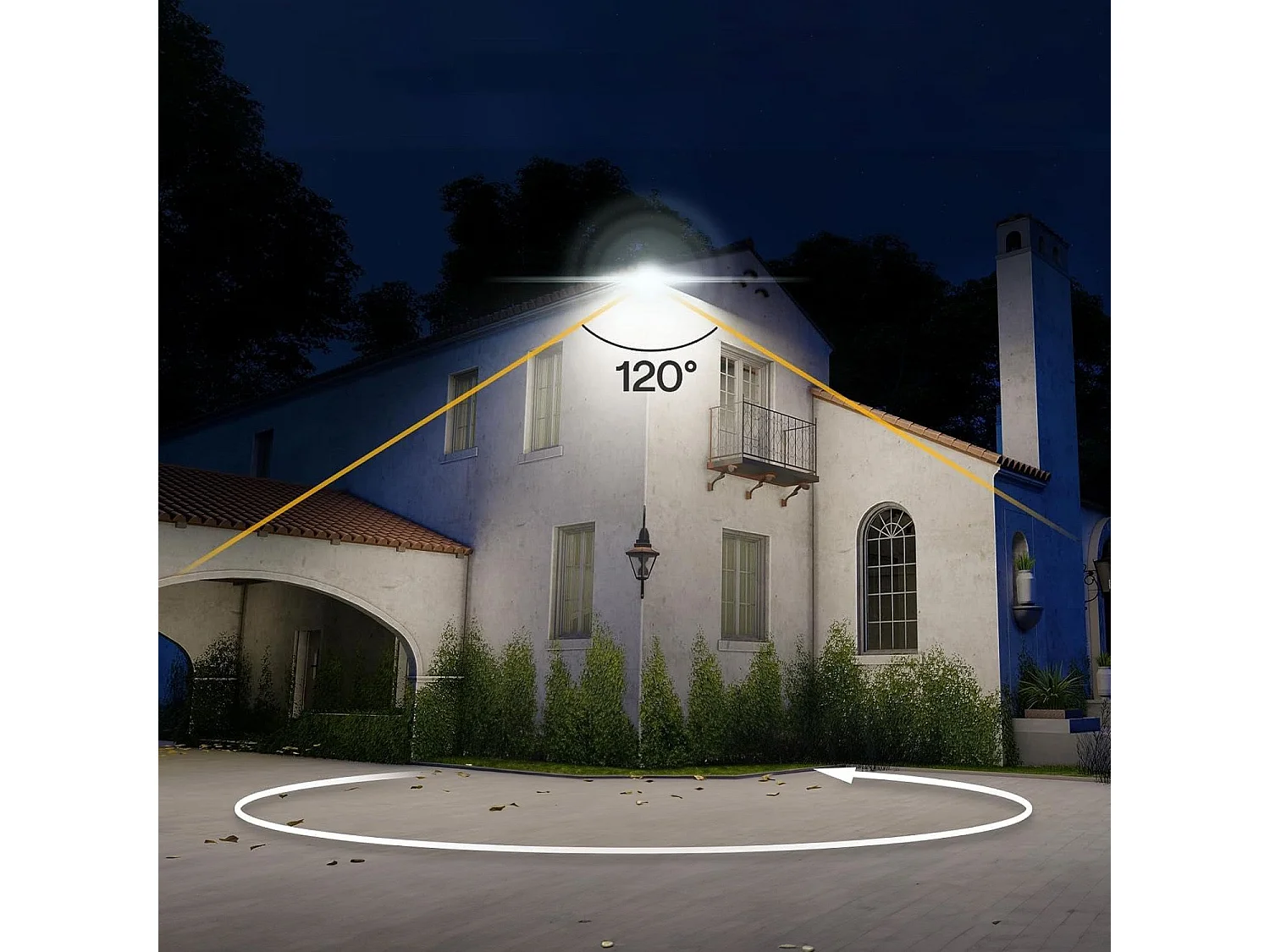 Projecteur Halogène En Saillie Pour L’Extérieur Toolight Rsl004-100N Black