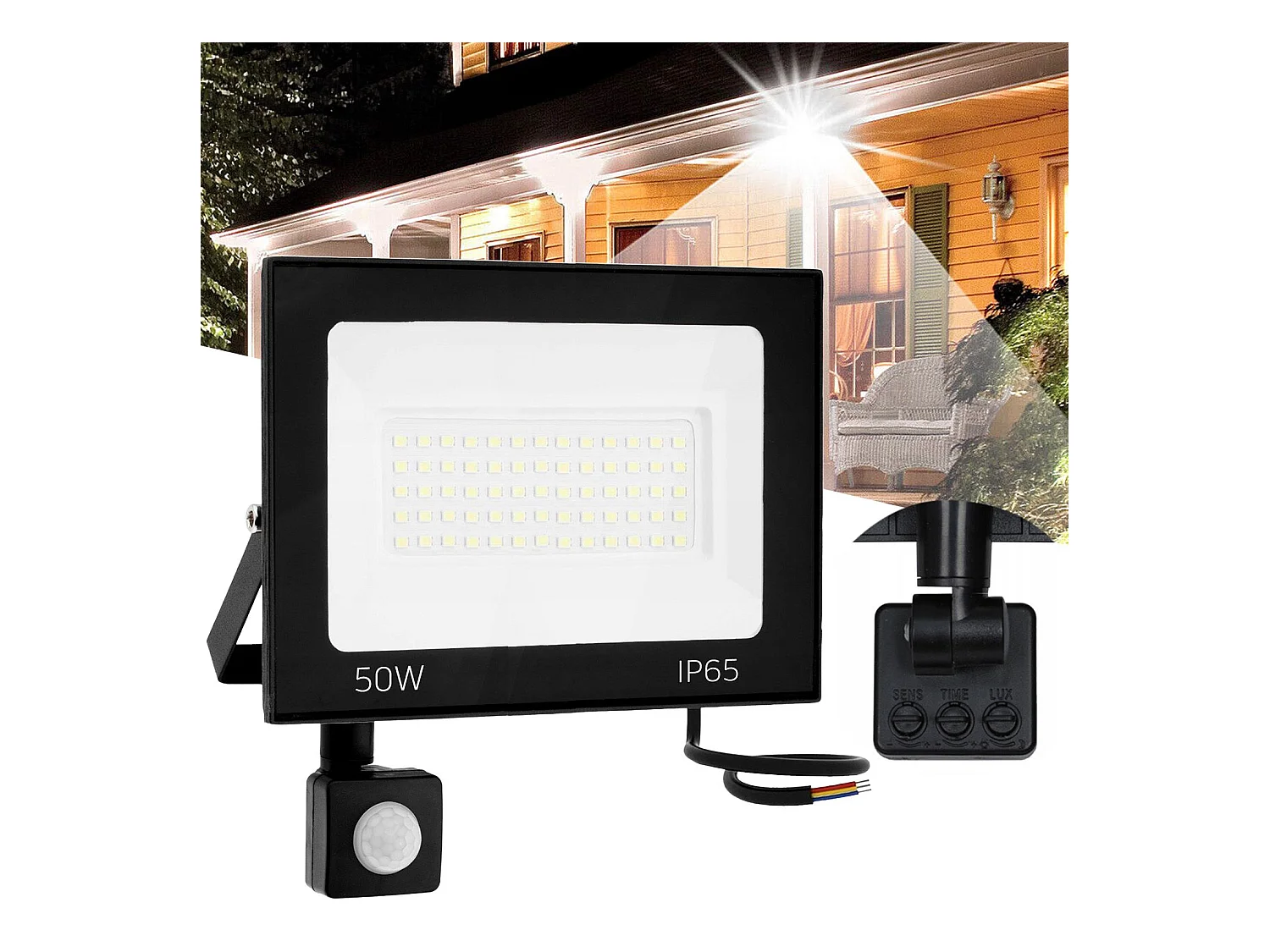 Faretto Alogeno Da Superficie Per Esterni Toolight Rsl008-50Ns Black