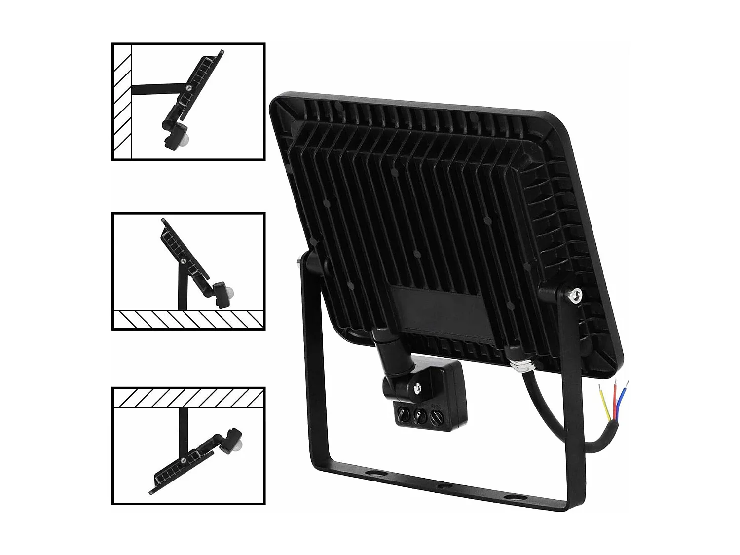 Projecteur Halogène En Saillie Pour L’Extérieur Toolight Rsl007-30Ns Black