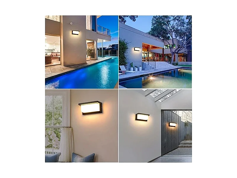 Buitenwandlamp Toolight Rsl015-1W Black