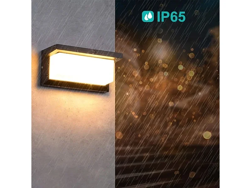 Buitenwandlamp Toolight Rsl015-1W Black