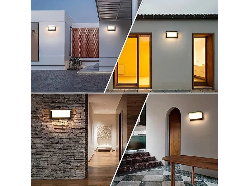 Buitenwandlamp Toolight Rsl015-1W Black