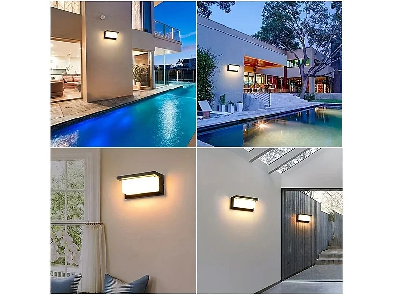 Buitenwandlamp Toolight Rsl015-1W Black