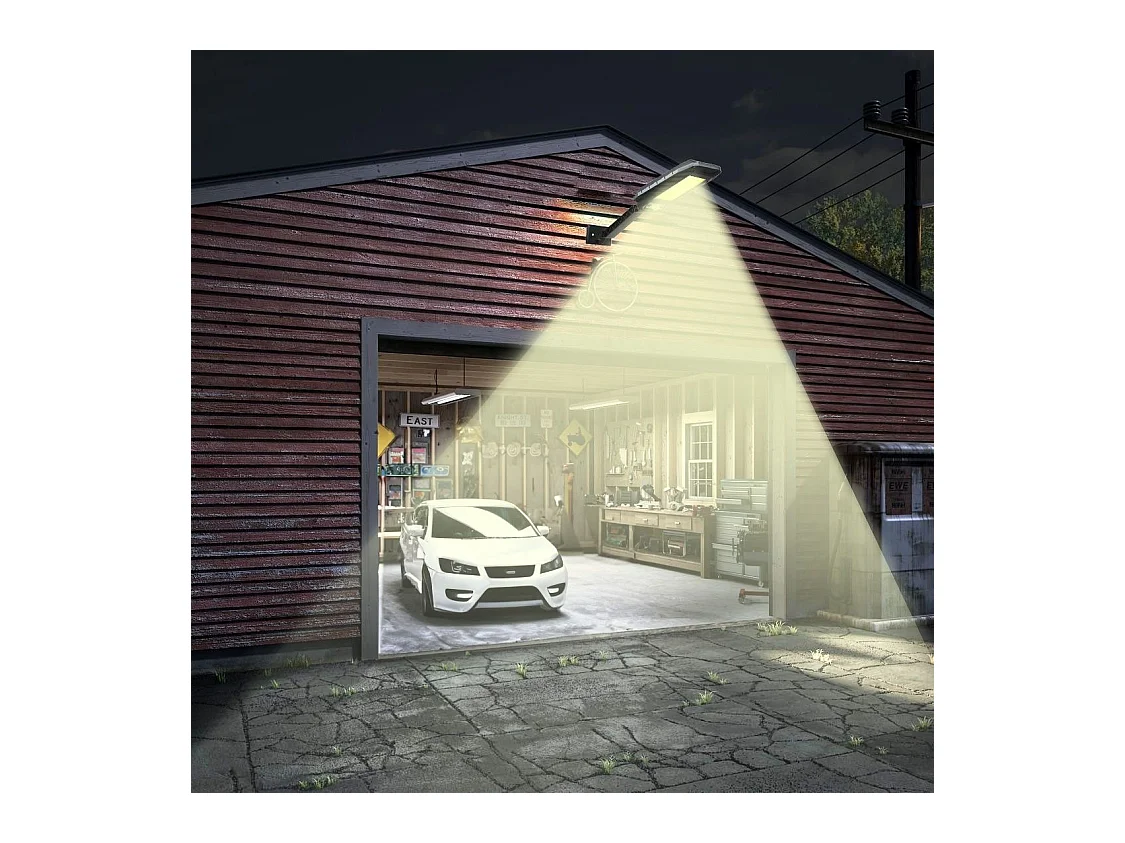 Zonne-Energie Buitenwandlamp Toolight Rsl018 Black