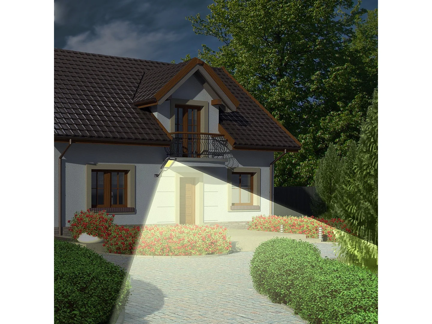 Applique Murale Extérieure Solaire Toolight Rsl018 Black