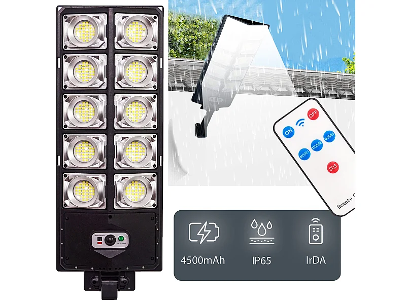 Applique Murale Extérieure Solaire Toolight Rsl017 Black