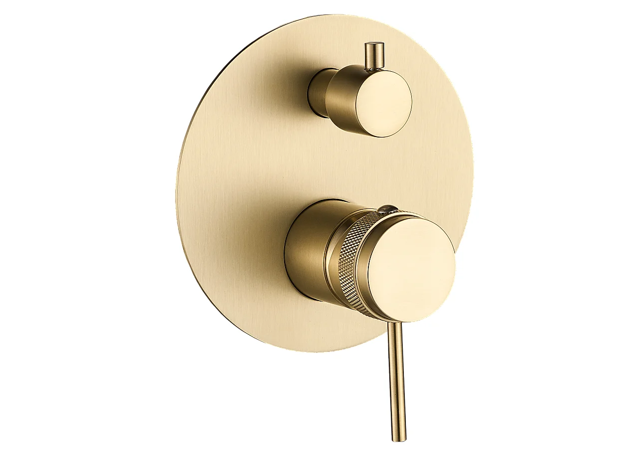 Kit De Douche Encastré Rea Lungo Grip Brush Gold