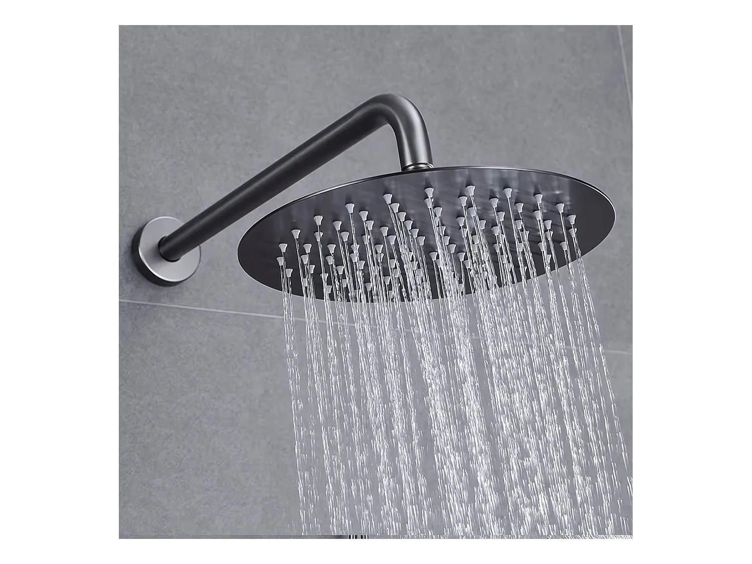 Juego De Ducha Oculto Rea Ontario Titanium