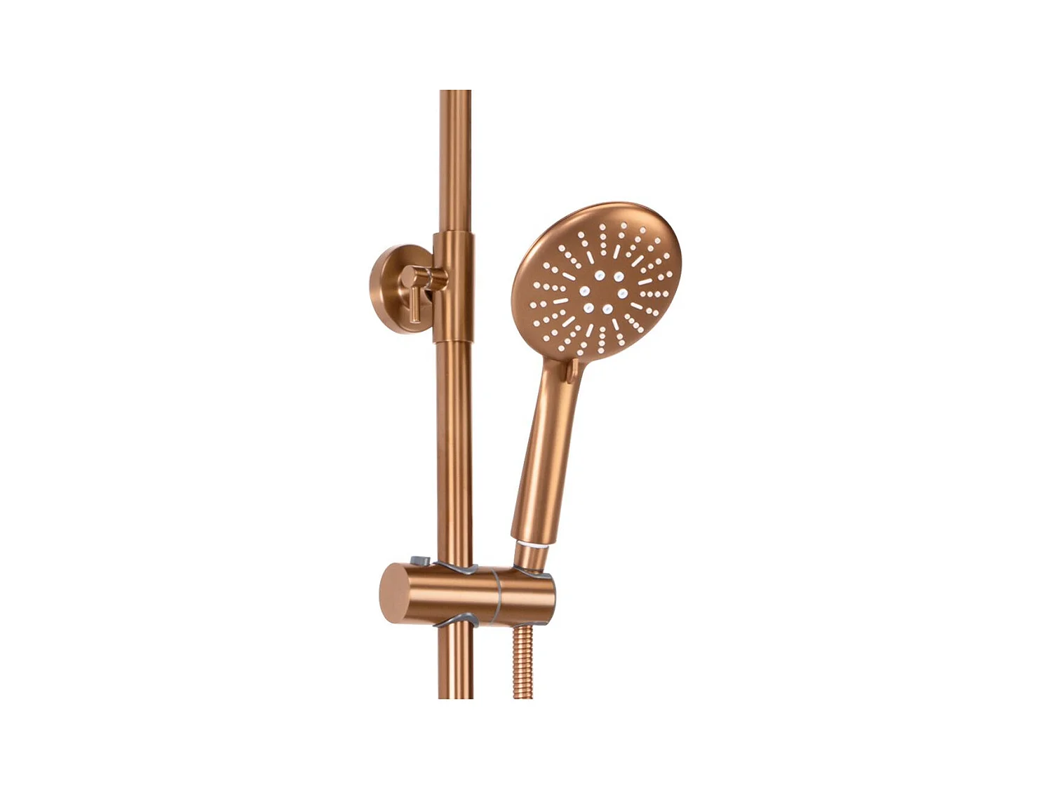 Set Doccia Rea Lungo Thermostat Brush Copper