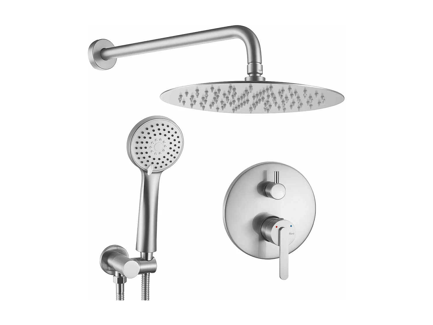 Kit De Douche Encastré Rea Ontario Brush Nickel