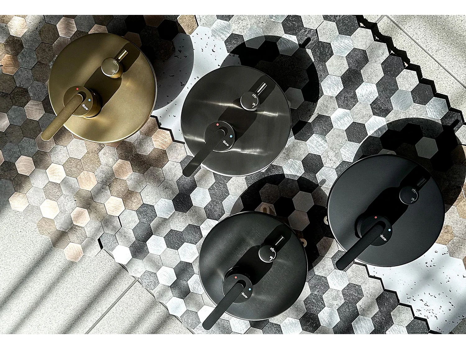 Kit De Douche Encastré Rea Ontario Brush Nickel