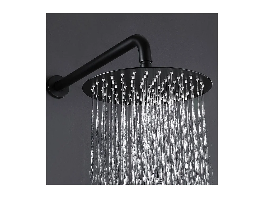 Set Doccia Da Incasso Rea Ontario Black