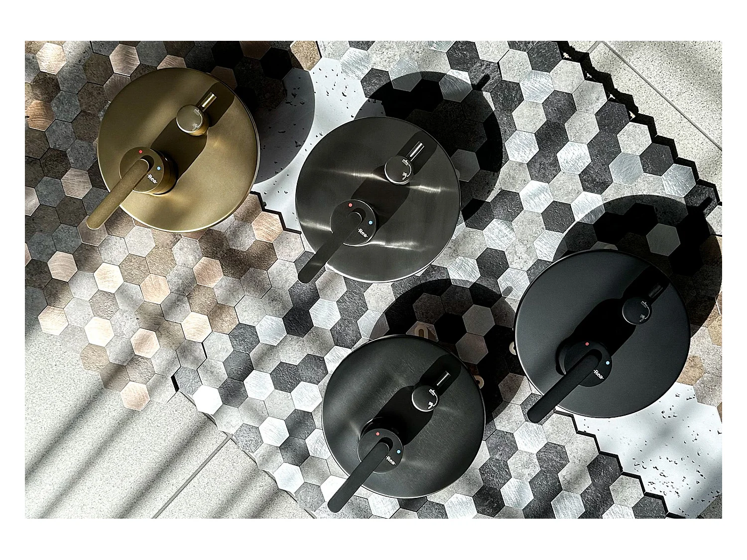 Set Doccia Da Incasso Rea Ontario Black