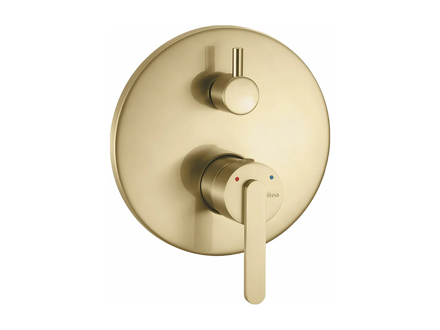 Conjunto De Duche Embutido Rea Ontario Brush Gold