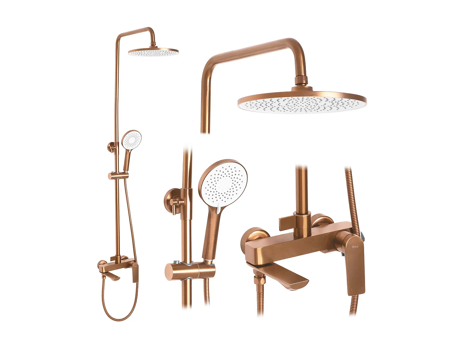 Kit De Douche Rea Avalon Brush Copper