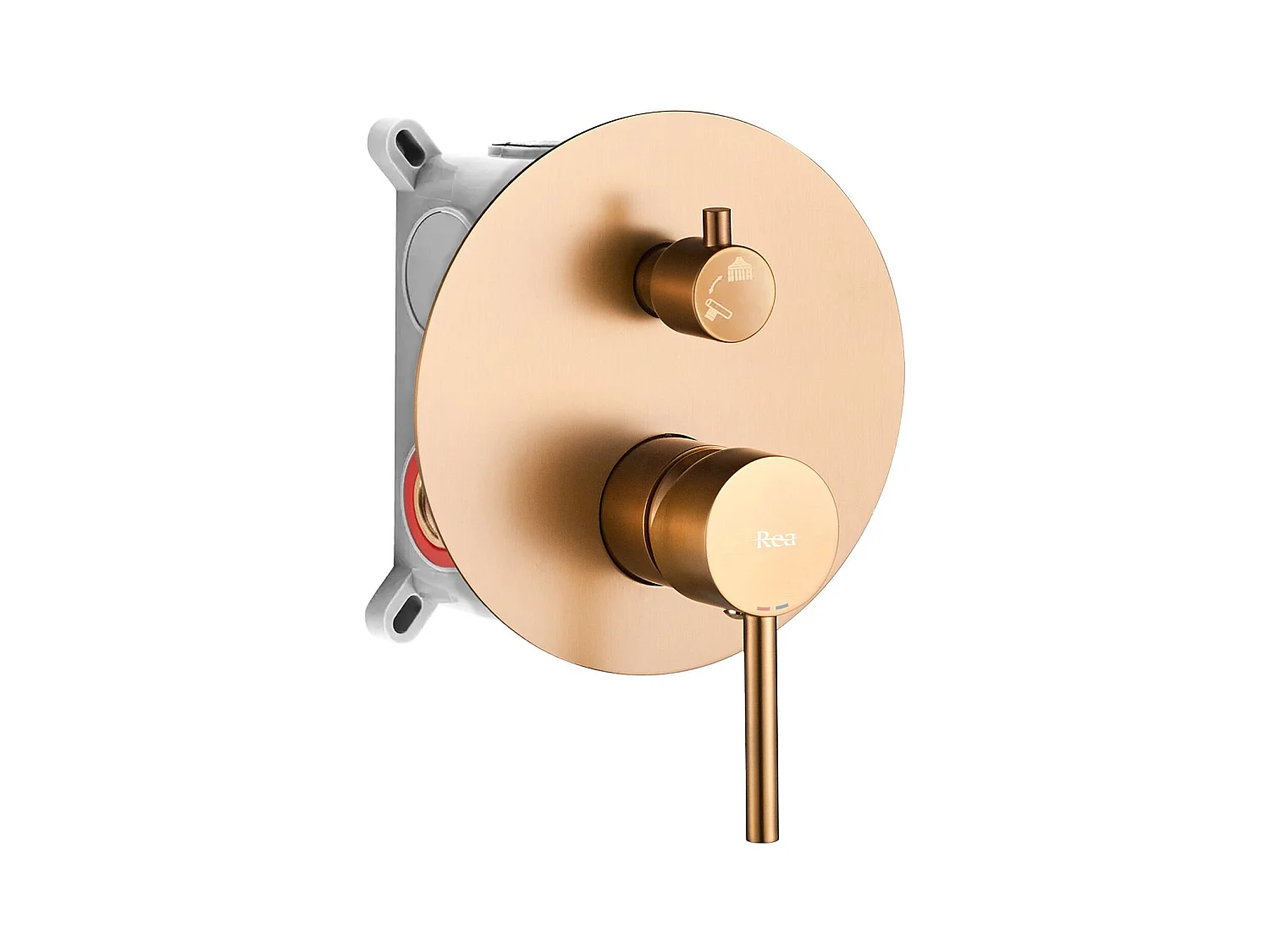 Inbouw Regendoucheset Rea Lungo Brush Copper