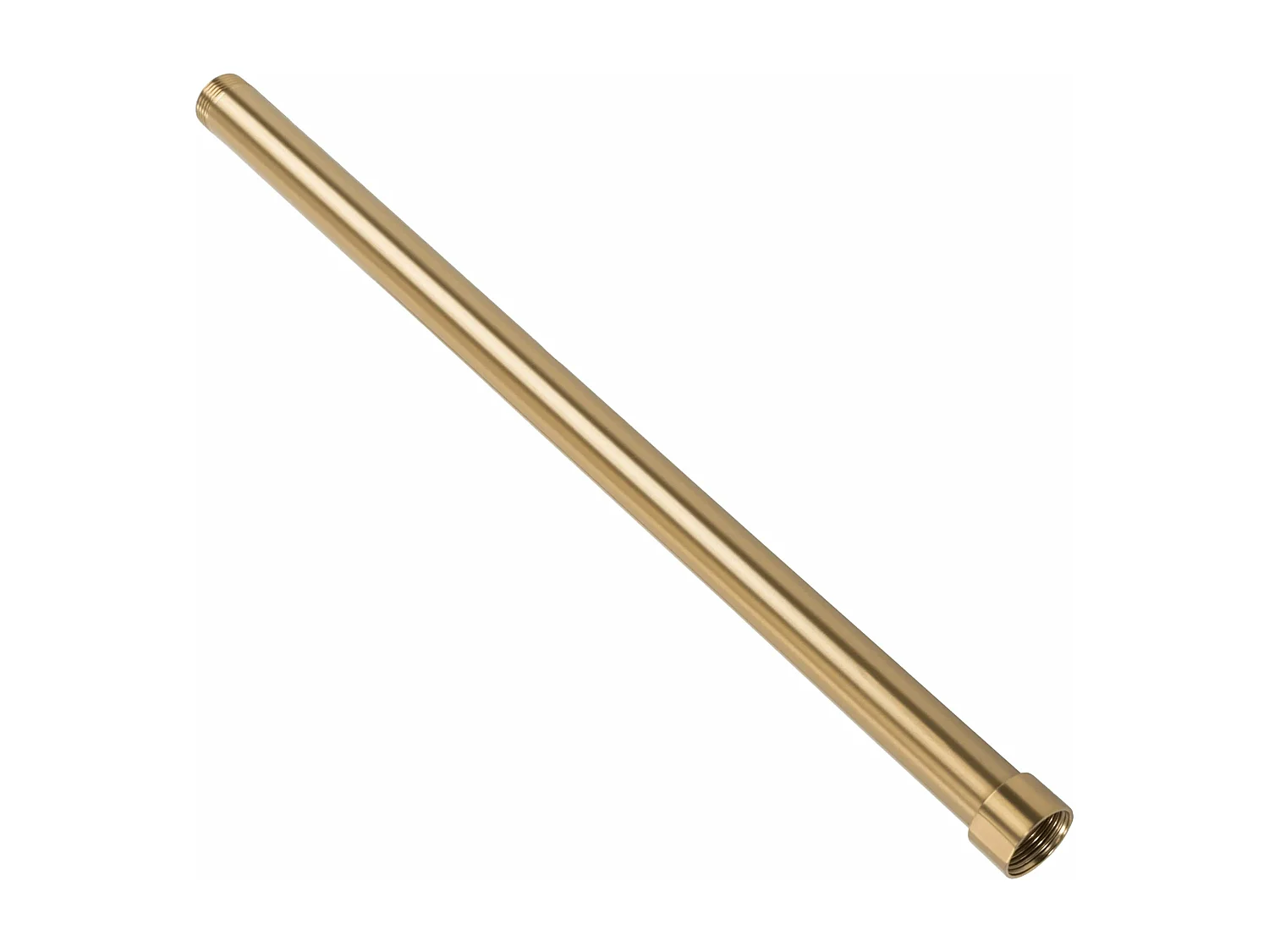 Extensão Para Conjunto Banheira E Chuveiro Rea 50Cm Brush Gold