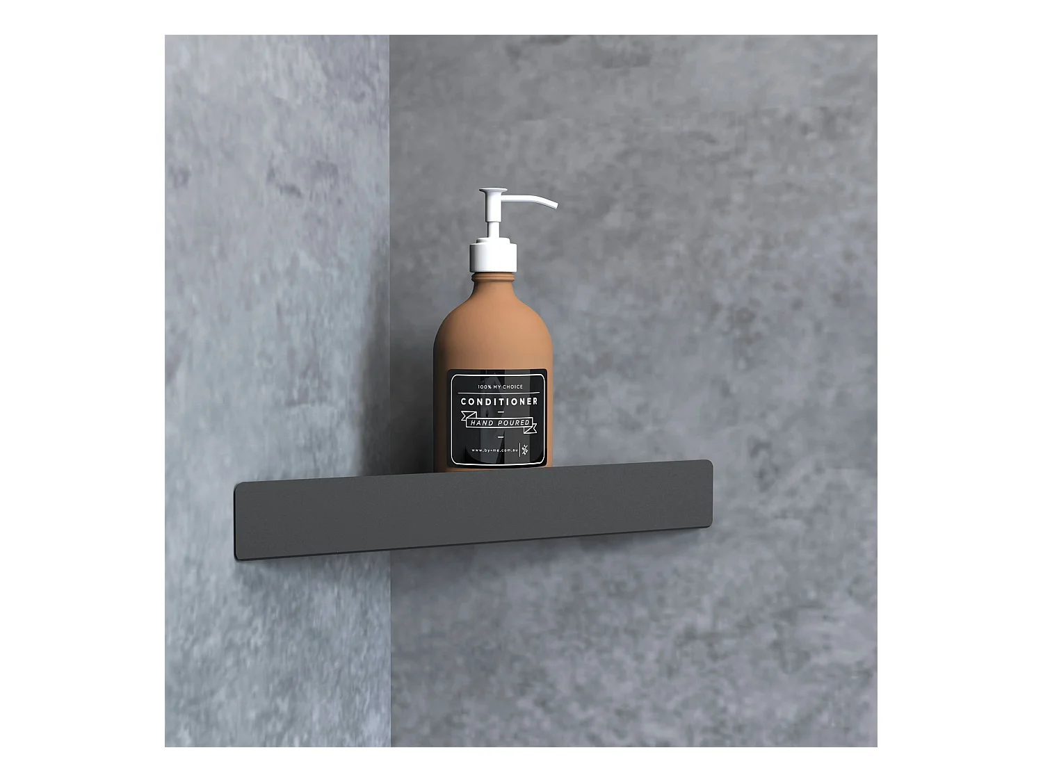 Badkamerplank Rea Sf07-B Black