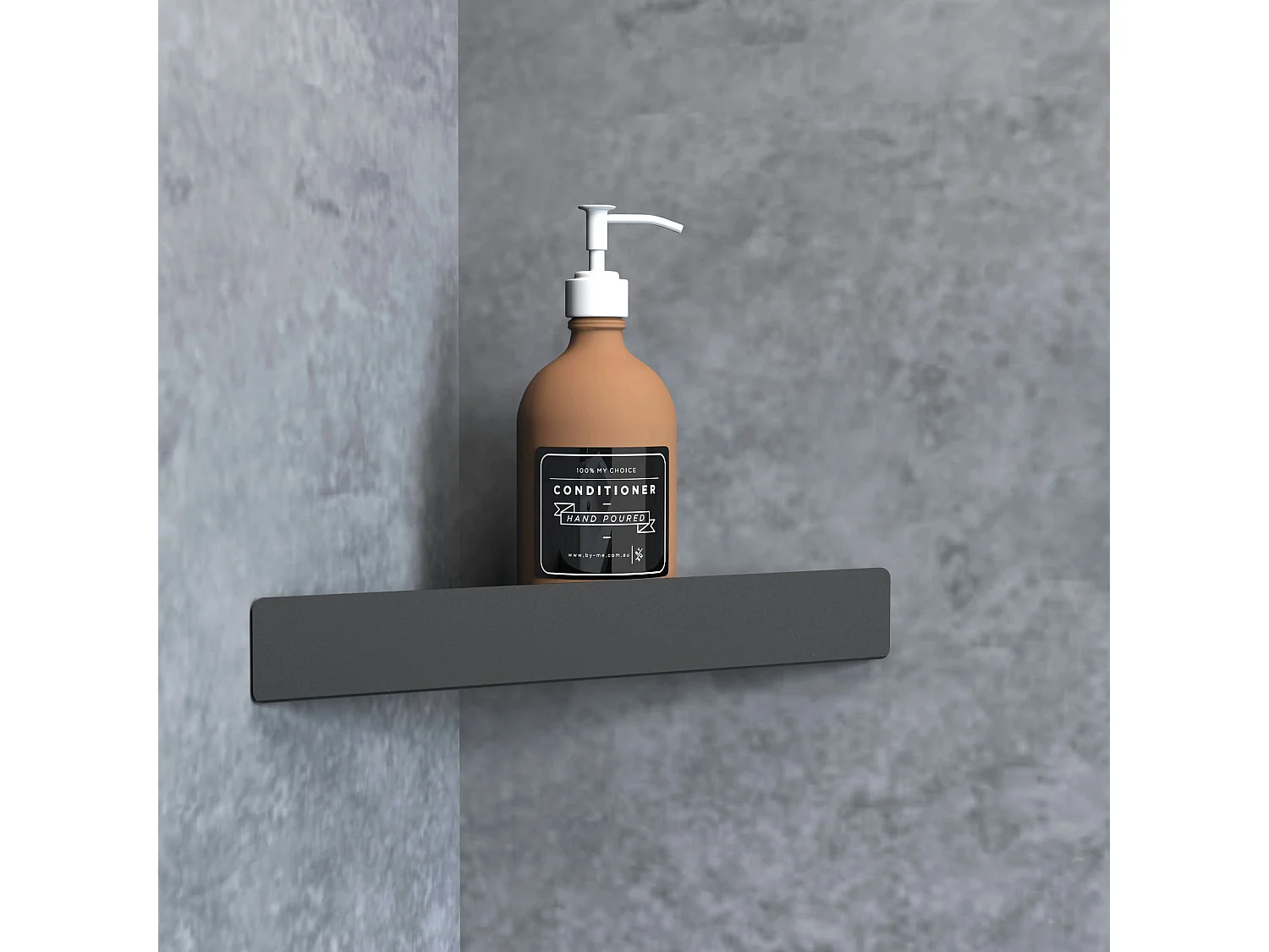 Prateleira De Banheiro Rea Sf07-B Black