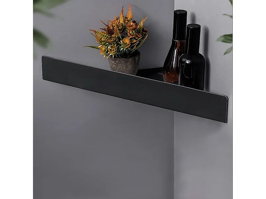 Prateleira De Banheiro Rea Sf07-B Black