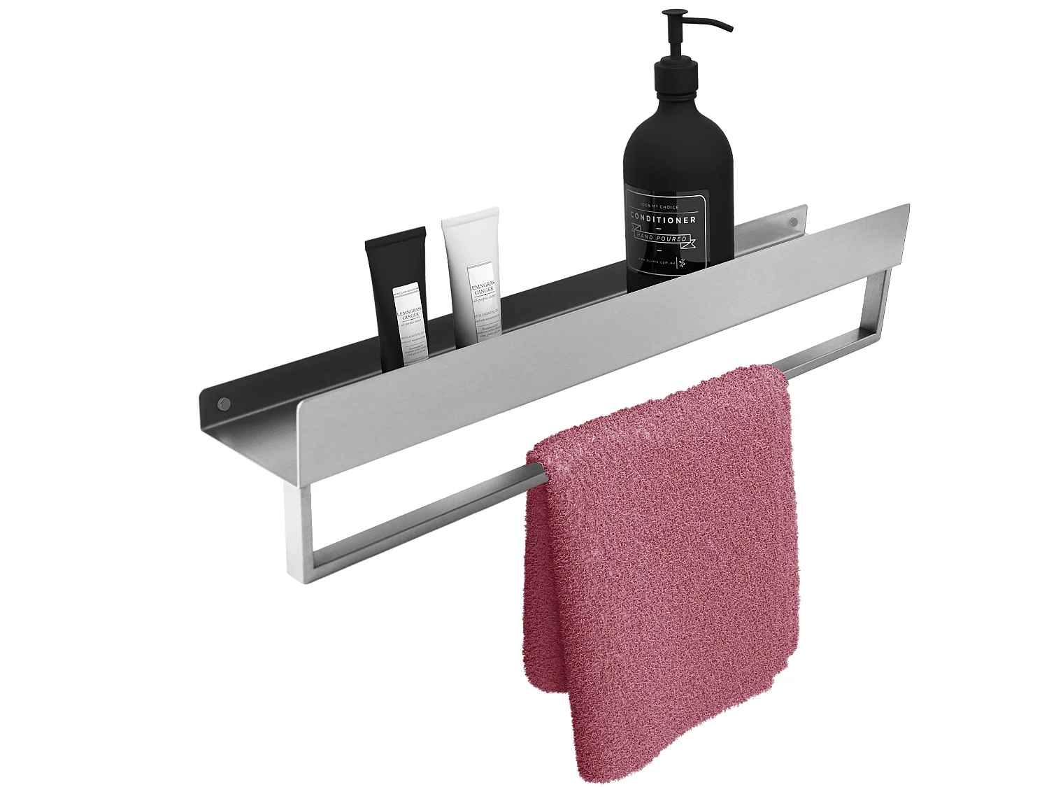 Etagère De Salle De Bain Rea Sf01-450 45Cm Brush Steel