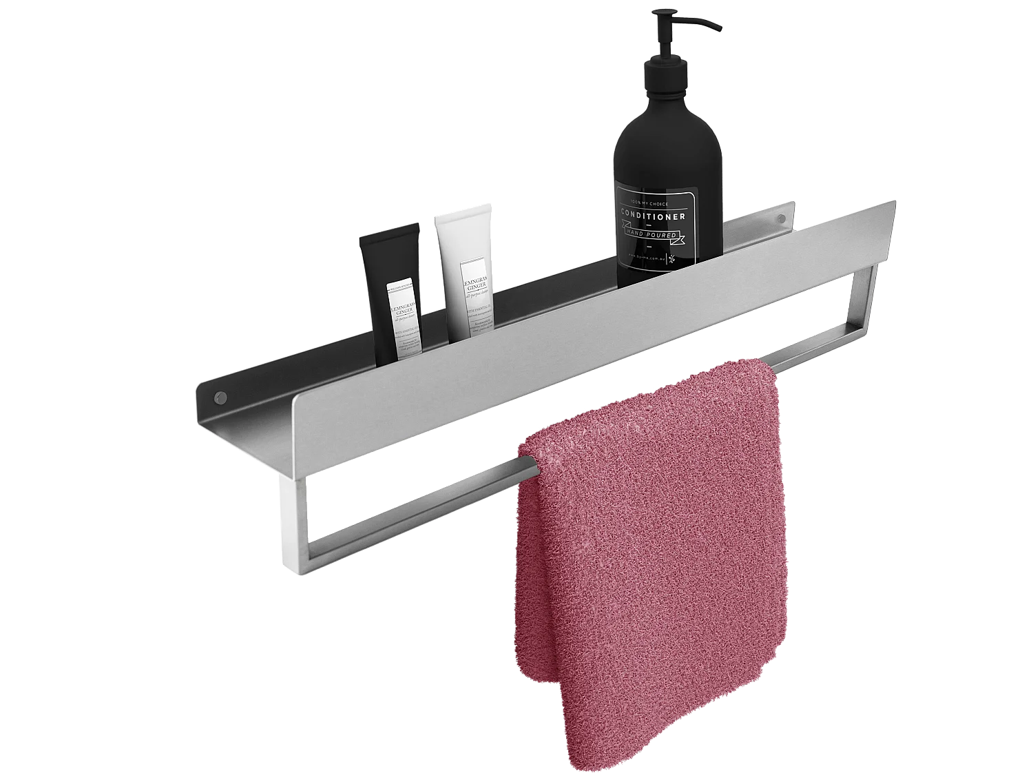 Etagère De Salle De Bain Rea Sf01-450 45Cm Brush Steel