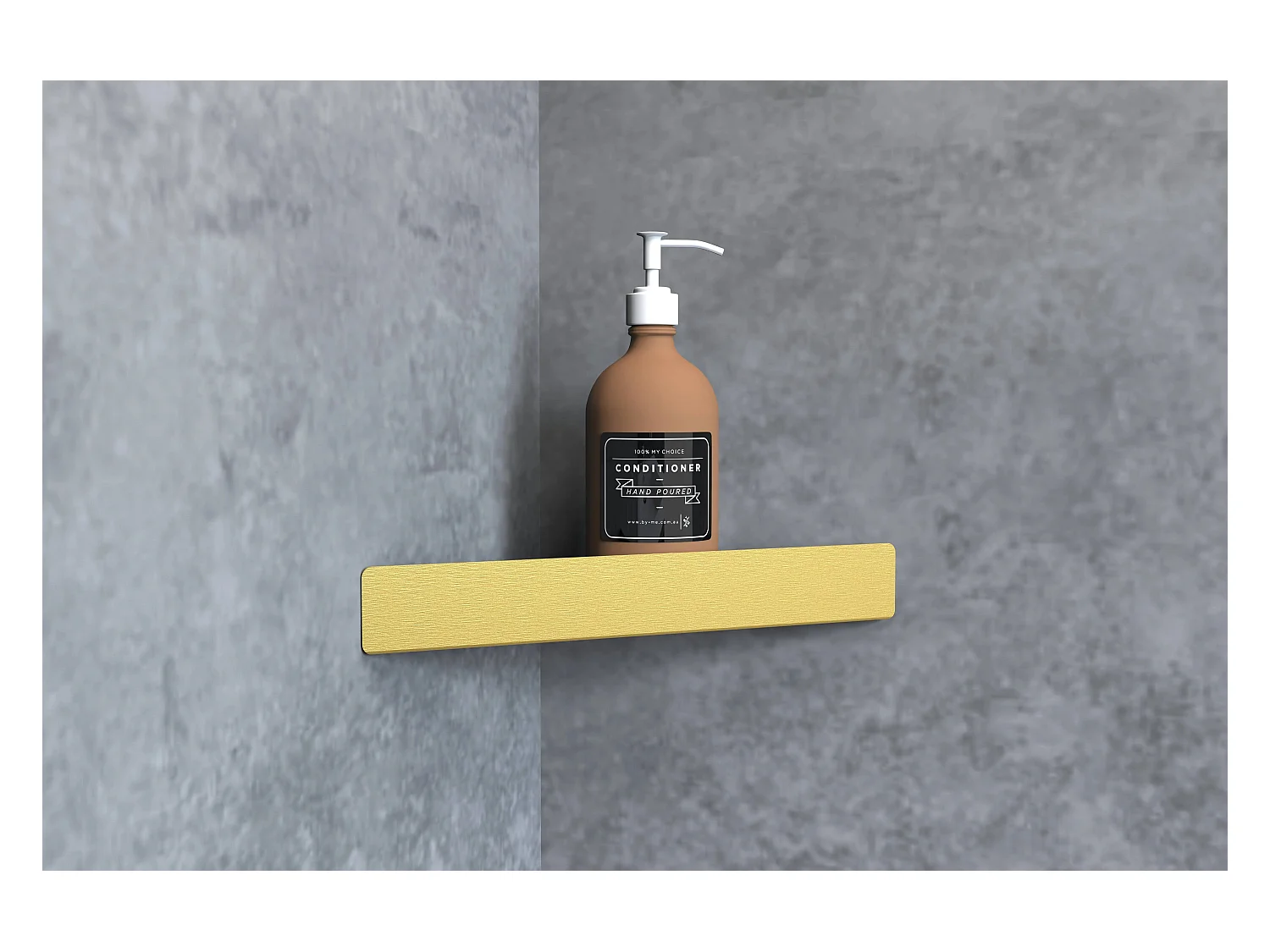 Mensola Da Bagno Rea Sf07-Bg Brush Gold