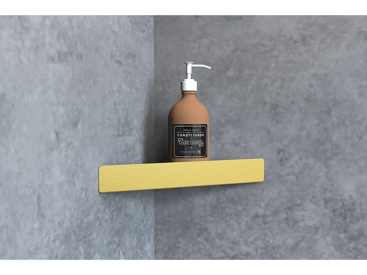 Etagère De Salle De Bain Rea Sf07-Bg Brush Gold